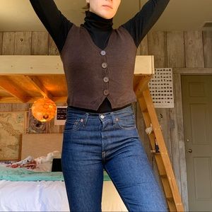 Vest cardigan